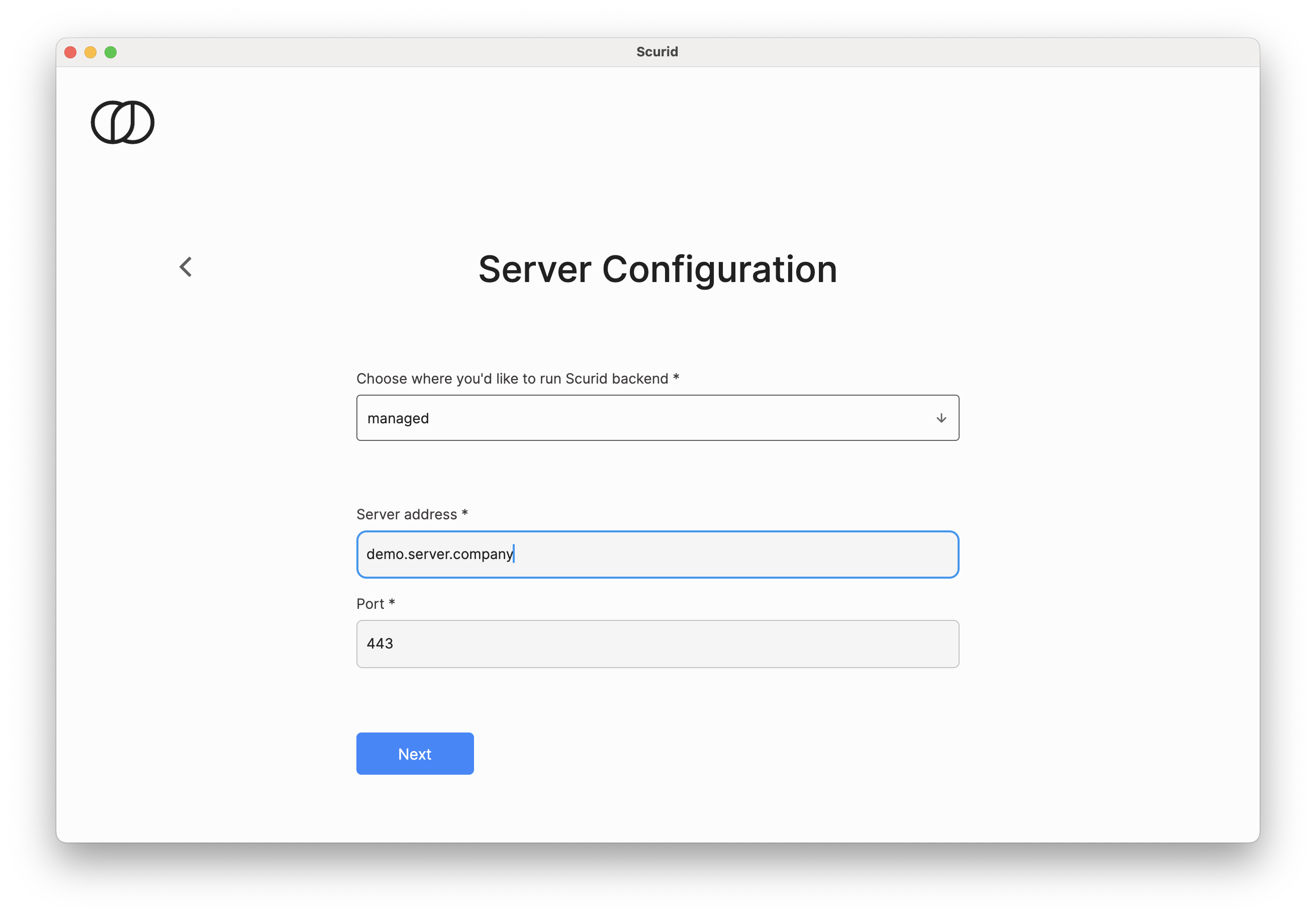 Server Configuration